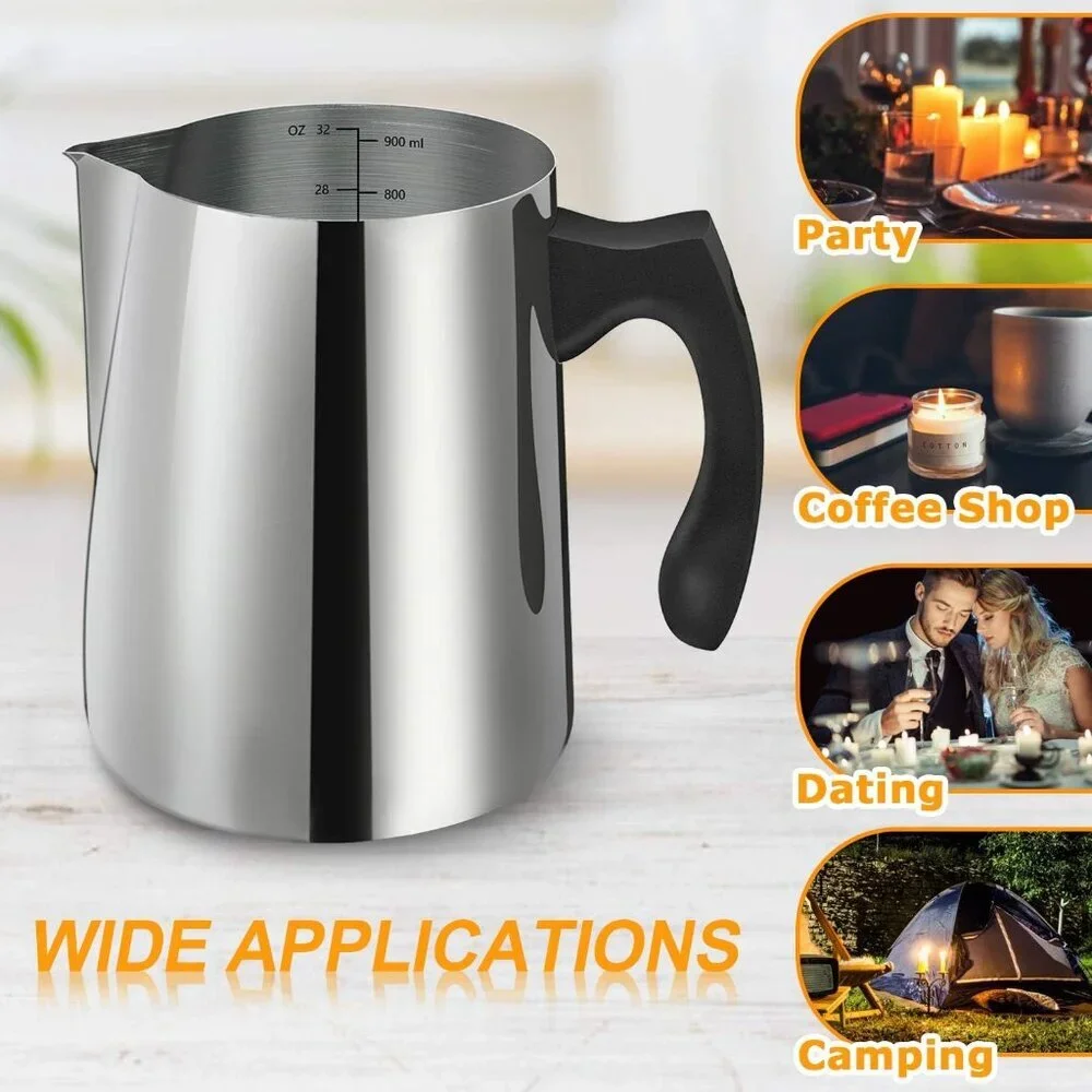 Candle Making Kit - 32oz Pouring Pot, 16oz Soy Wax, Wooden Wick Holders, Candle - Picture 2 of 8